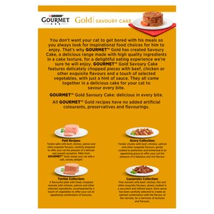 Gourmet savoury cake cat food store